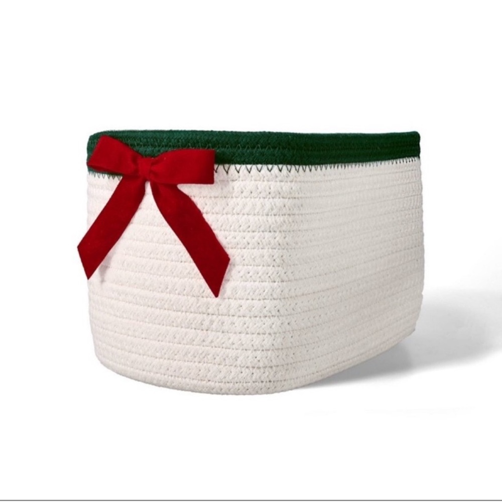 NEW Target Bullseye Playground Decorative Holiday Rope Basket